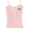 Juniors 1x1 Rib Spaghetti Strap Tank Thumbnail