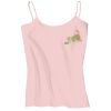 Juniors 1x1 Rib Spaghetti Strap Tank Thumbnail