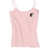Juniors 1x1 Rib Spaghetti Strap Tank Thumbnail