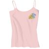 Juniors 1x1 Rib Spaghetti Strap Tank Thumbnail