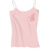 Juniors 1x1 Rib Spaghetti Strap Tank Thumbnail