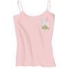 Juniors 1x1 Rib Spaghetti Strap Tank Thumbnail