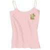 Juniors 1x1 Rib Spaghetti Strap Tank Thumbnail