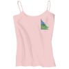Juniors 1x1 Rib Spaghetti Strap Tank Thumbnail
