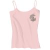 Juniors 1x1 Rib Spaghetti Strap Tank Thumbnail