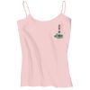 Juniors 1x1 Rib Spaghetti Strap Tank Thumbnail