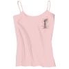 Juniors 1x1 Rib Spaghetti Strap Tank Thumbnail