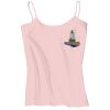 Juniors 1x1 Rib Spaghetti Strap Tank Thumbnail