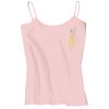 Juniors 1x1 Rib Spaghetti Strap Tank Thumbnail