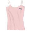 Juniors 1x1 Rib Spaghetti Strap Tank Thumbnail