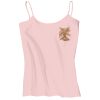 Juniors 1x1 Rib Spaghetti Strap Tank Thumbnail