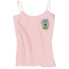 Juniors 1x1 Rib Spaghetti Strap Tank Thumbnail