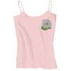 Juniors 1x1 Rib Spaghetti Strap Tank Thumbnail