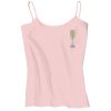 Juniors 1x1 Rib Spaghetti Strap Tank Thumbnail
