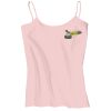 Juniors 1x1 Rib Spaghetti Strap Tank Thumbnail