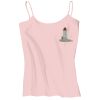 Juniors 1x1 Rib Spaghetti Strap Tank Thumbnail