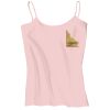 Juniors 1x1 Rib Spaghetti Strap Tank Thumbnail