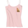 Juniors 1x1 Rib Spaghetti Strap Tank Thumbnail