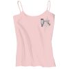 Juniors 1x1 Rib Spaghetti Strap Tank Thumbnail