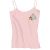 Juniors 1x1 Rib Spaghetti Strap Tank Thumbnail