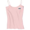 Juniors 1x1 Rib Spaghetti Strap Tank Thumbnail