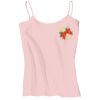 Juniors 1x1 Rib Spaghetti Strap Tank Thumbnail