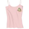 Juniors 1x1 Rib Spaghetti Strap Tank Thumbnail