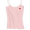 Juniors 1x1 Rib Spaghetti Strap Tank Thumbnail