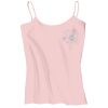 Juniors 1x1 Rib Spaghetti Strap Tank Thumbnail