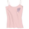 Juniors 1x1 Rib Spaghetti Strap Tank Thumbnail