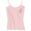 Juniors 1x1 Rib Spaghetti Strap Tank Thumbnail