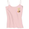 Juniors 1x1 Rib Spaghetti Strap Tank Thumbnail