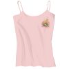 Juniors 1x1 Rib Spaghetti Strap Tank Thumbnail