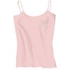 Juniors 1x1 Rib Spaghetti Strap Tank Thumbnail