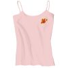 Juniors 1x1 Rib Spaghetti Strap Tank Thumbnail