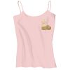 Juniors 1x1 Rib Spaghetti Strap Tank Thumbnail