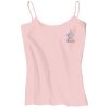 Juniors 1x1 Rib Spaghetti Strap Tank Thumbnail