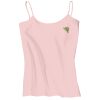 Juniors 1x1 Rib Spaghetti Strap Tank Thumbnail