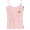Juniors 1x1 Rib Spaghetti Strap Tank Thumbnail