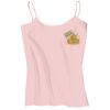 Juniors 1x1 Rib Spaghetti Strap Tank Thumbnail