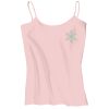 Juniors 1x1 Rib Spaghetti Strap Tank Thumbnail