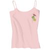 Juniors 1x1 Rib Spaghetti Strap Tank Thumbnail