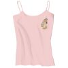 Juniors 1x1 Rib Spaghetti Strap Tank Thumbnail