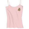 Juniors 1x1 Rib Spaghetti Strap Tank Thumbnail