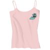 Juniors 1x1 Rib Spaghetti Strap Tank Thumbnail