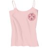 Juniors 1x1 Rib Spaghetti Strap Tank Thumbnail