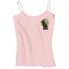 Juniors 1x1 Rib Spaghetti Strap Tank Thumbnail