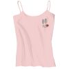 Juniors 1x1 Rib Spaghetti Strap Tank Thumbnail
