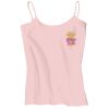 Juniors 1x1 Rib Spaghetti Strap Tank Thumbnail