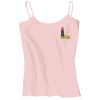 Juniors 1x1 Rib Spaghetti Strap Tank Thumbnail